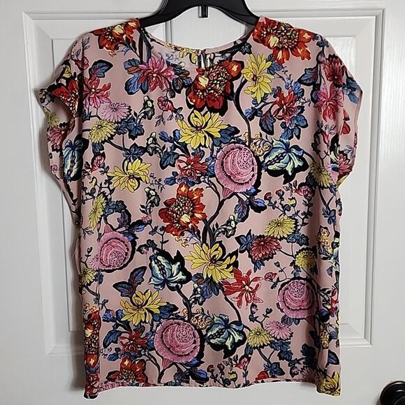 Halogen Boxy Floral Top, Medium - Picture 3 of 7
